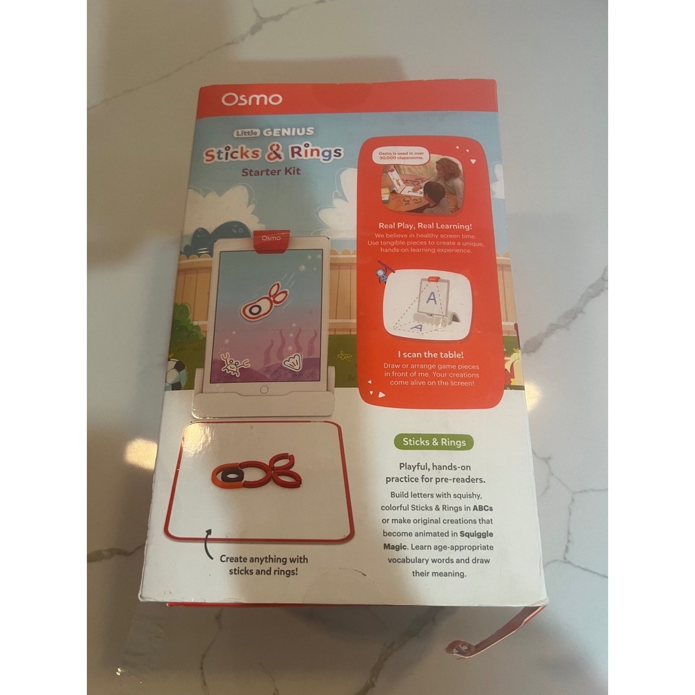 Osmo Little Genius Sticks & Rings Starter Kit Educational STEM Learning Game‎